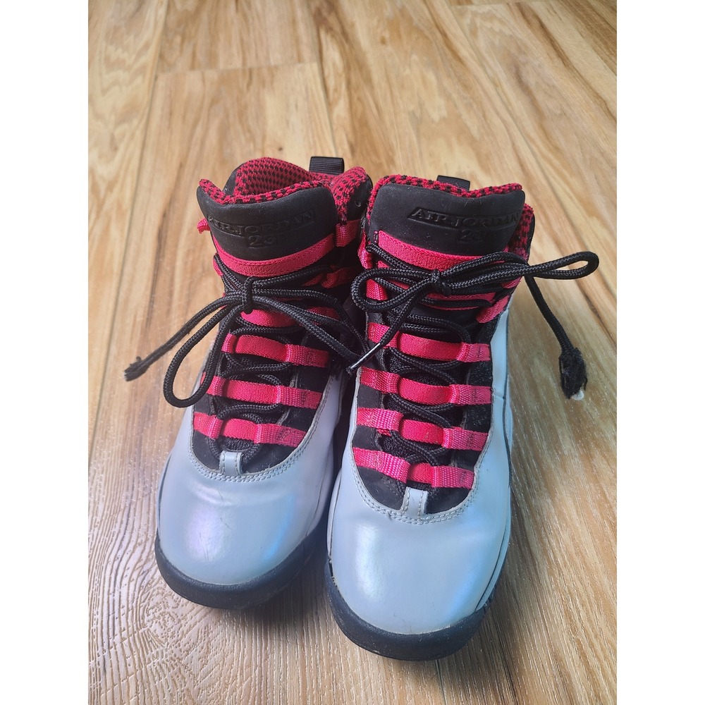 Jordan 5Y Retro 10 Fusion Red Silver Black Basketball Sneakers Sports Athletic